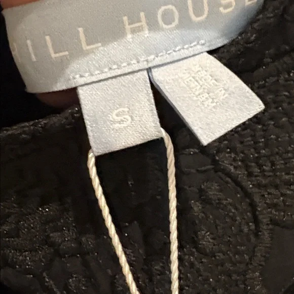 Hill House Home Matilda Lace Mini Dress in Black Cotton Lace Sz. Small NWT - Picture 9 of 13